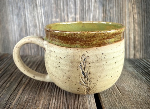 Kubek kamionkowy Zielenina