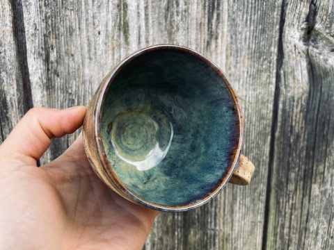 Kubek ceramiczny zielsko 350 ml