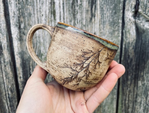 Kubek ceramiczny zielsko 350 ml